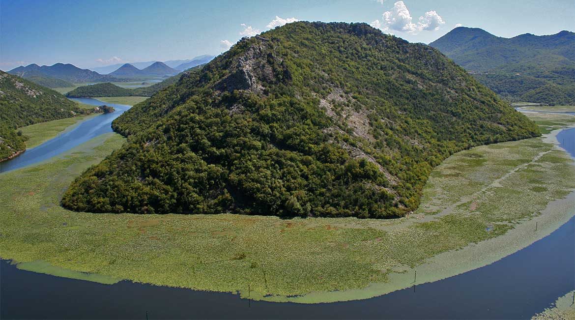 The Rijeka Crnojevica river.